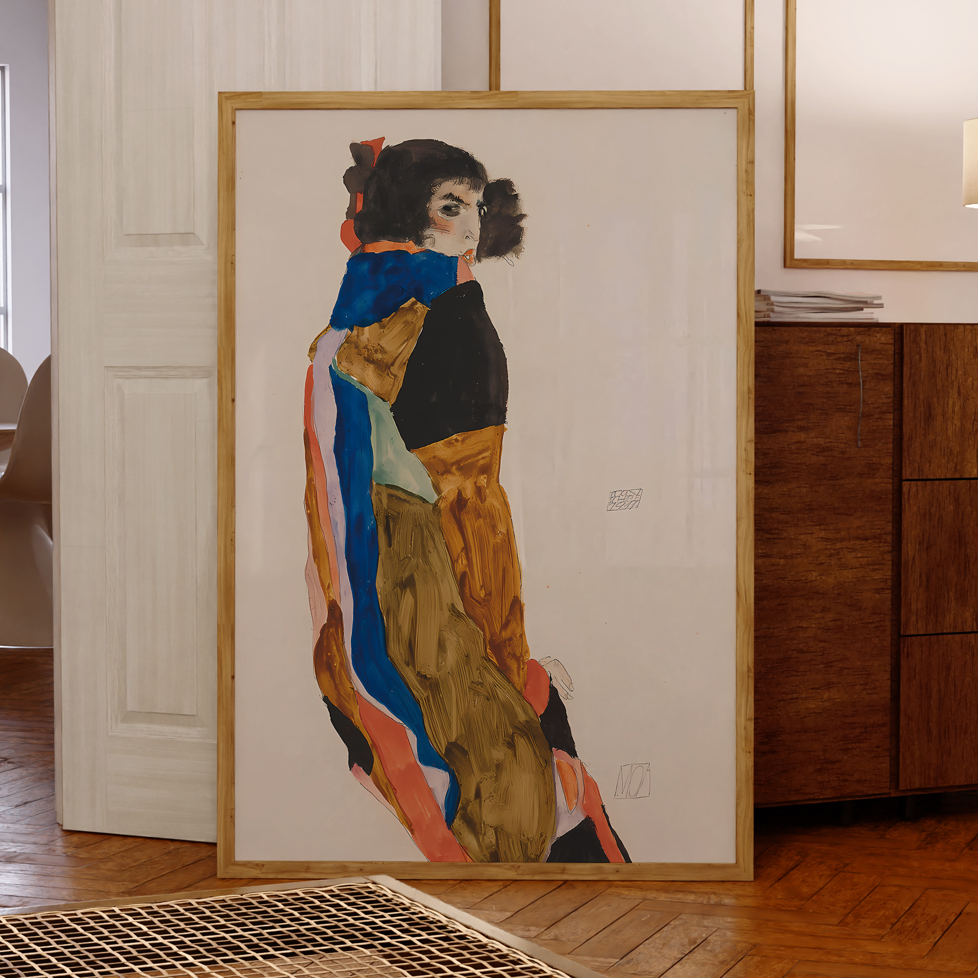 Home Decor On Wall - Modern Abstract Egon Schiele Moa Vintage