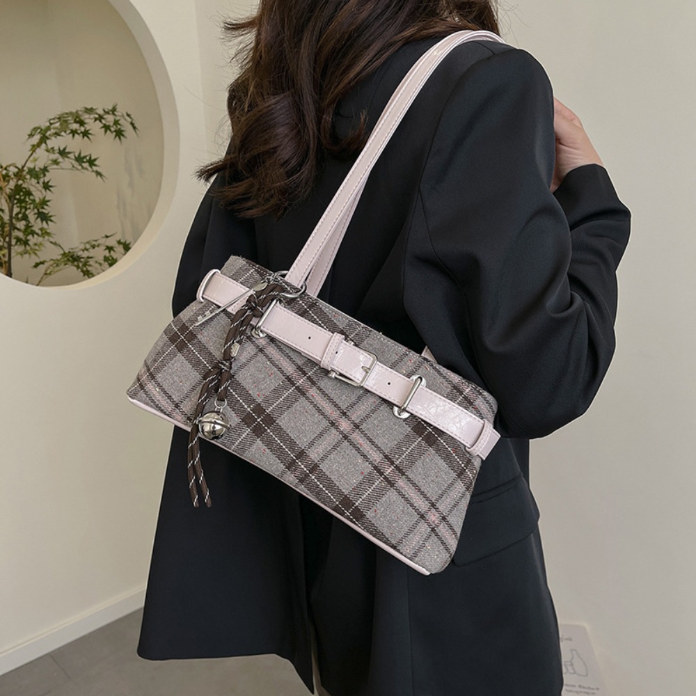 Boho Wind Chimes - New Handbag Boho Shoulder Bag Plaid