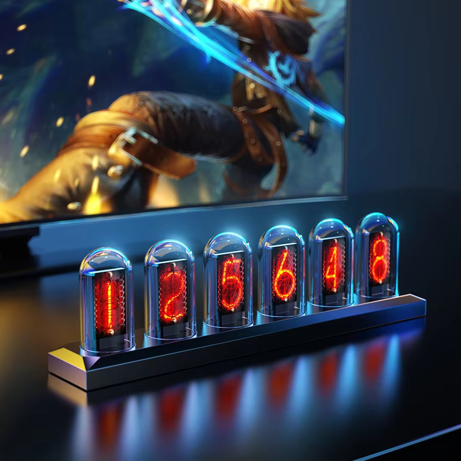 Home Decor Diy Ideas - RGB Nixie Tube Clock LED Glows