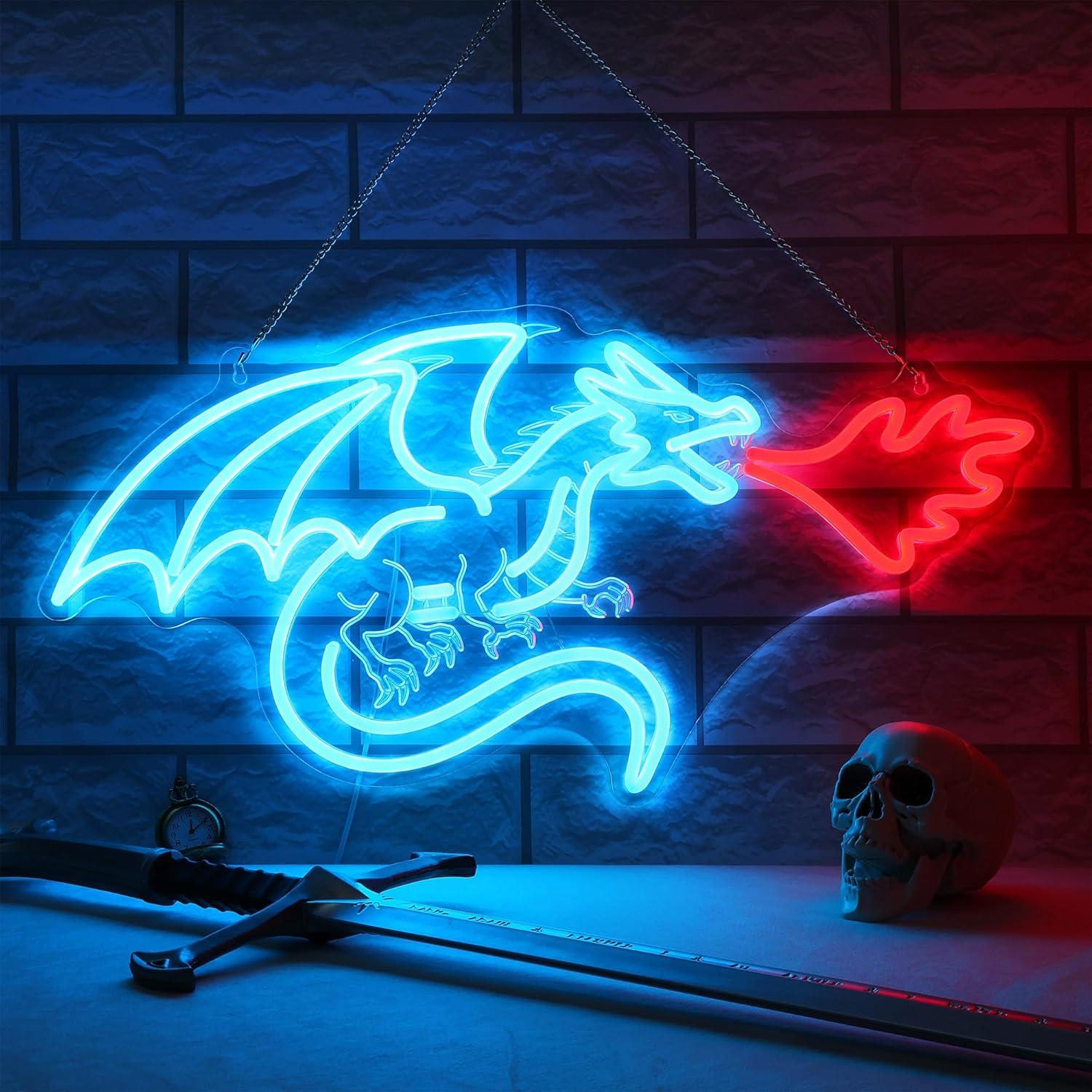 Home Decor Light - Dragon Neon Sign LED Dimmable Neon