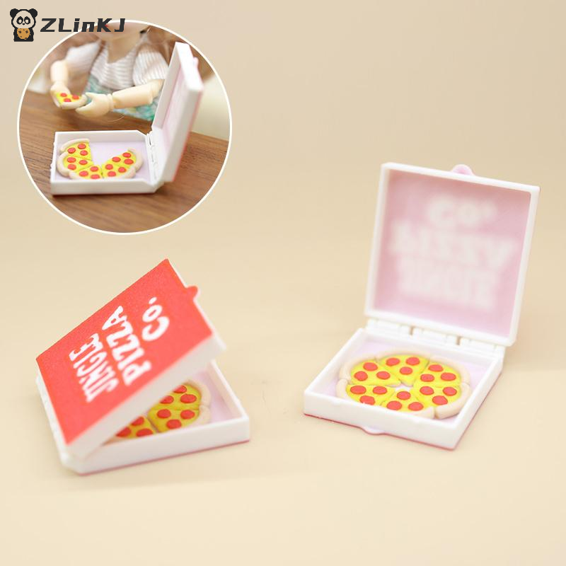 Home Decor Kitchen - ▶1/12 Dollhouse Simulation Mini Pizzas Model