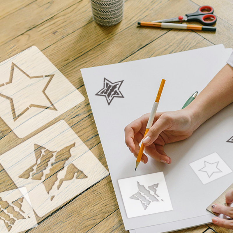 Home Decor Scrap - YOMDID Star Shaped Hollow Template DIY