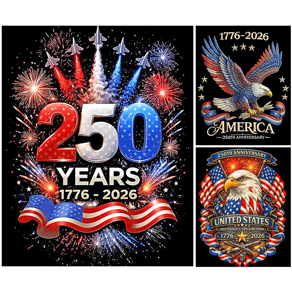 Home Decor Diy Ideas - Independence Day Full DIY 5D Round