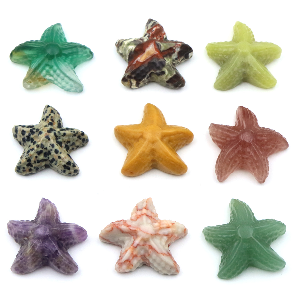 Home Decor Unique Items - 35mm Starfish Shape Statue Marine Animal