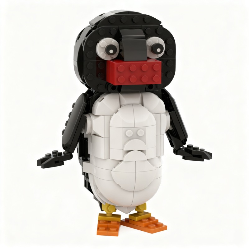 Home Decor Diy Ideas - 458PCS MOC Creative Model Pingu Custom