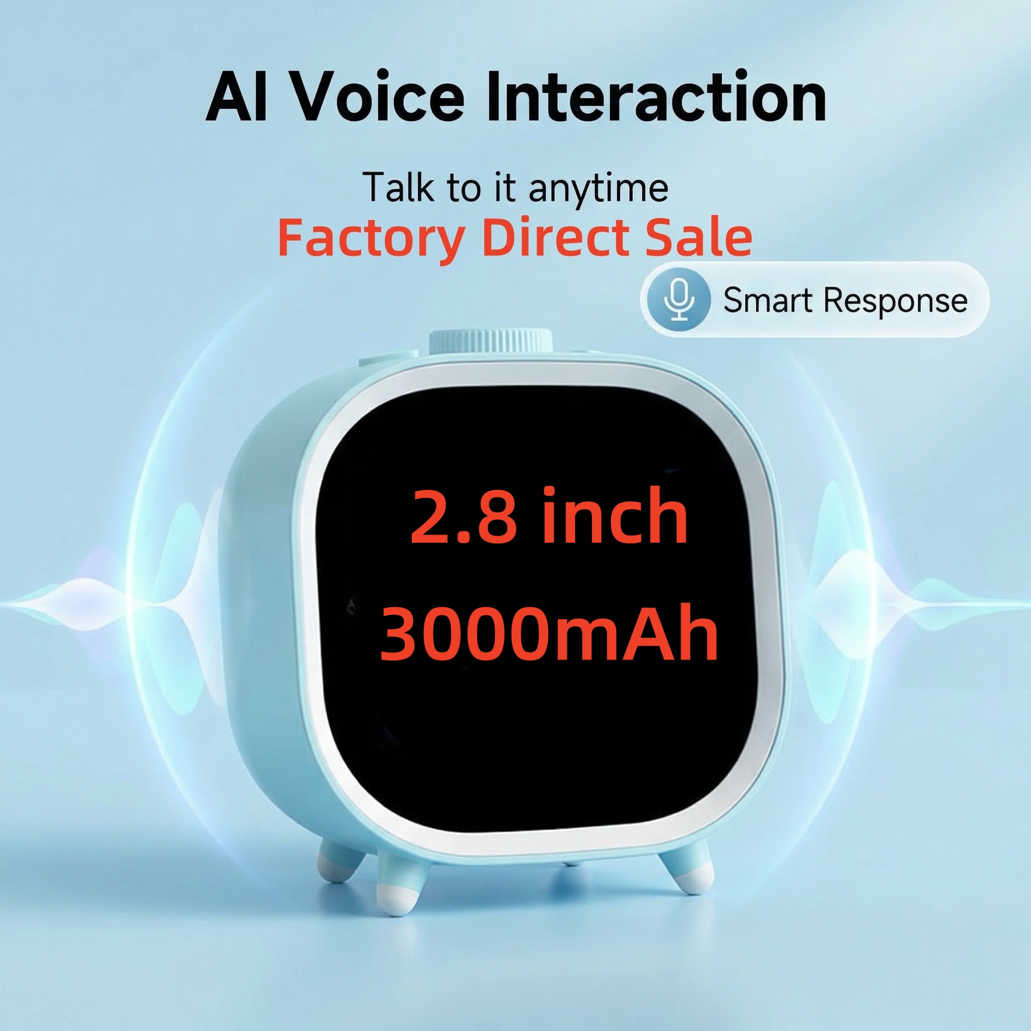 Home Decor Ai - AI Voice Smart Alarm Clock WiFi