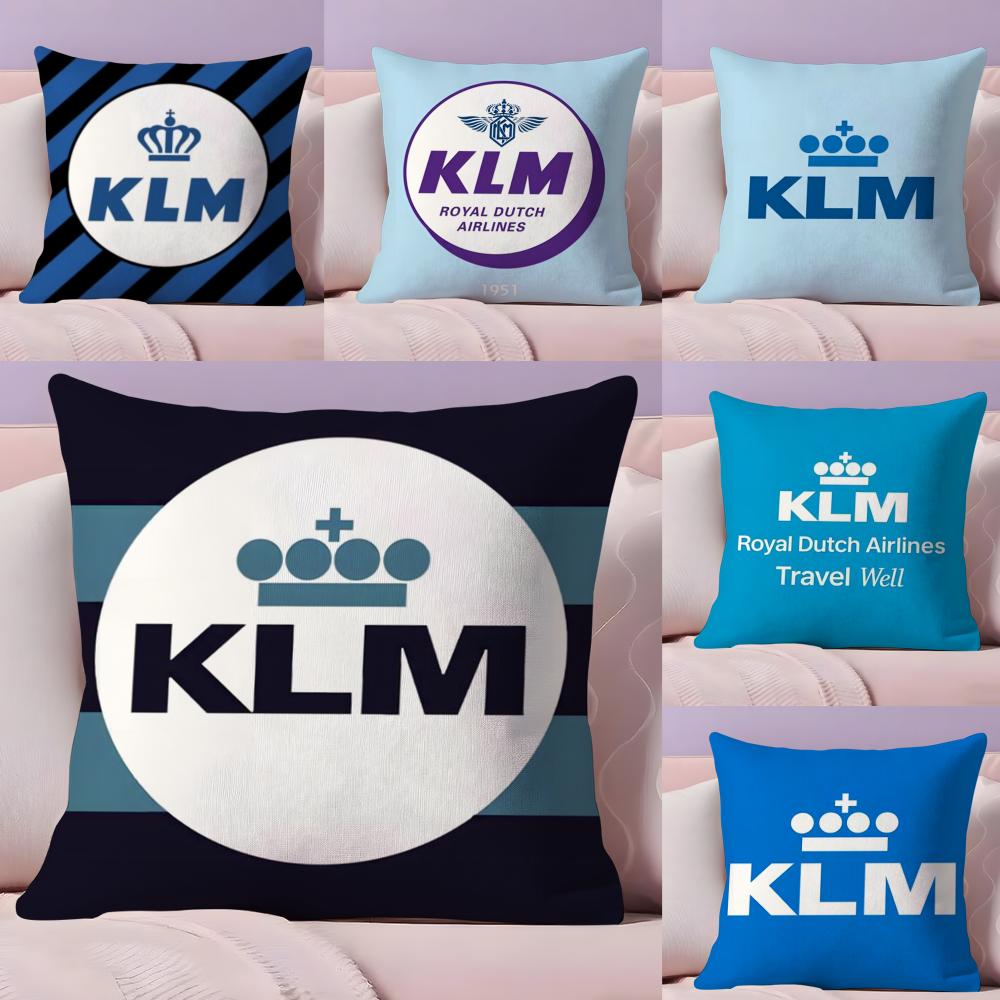 Home Decor Netherlands - Netherlands K-Klm R-Royal Dutch Airlines Cushion