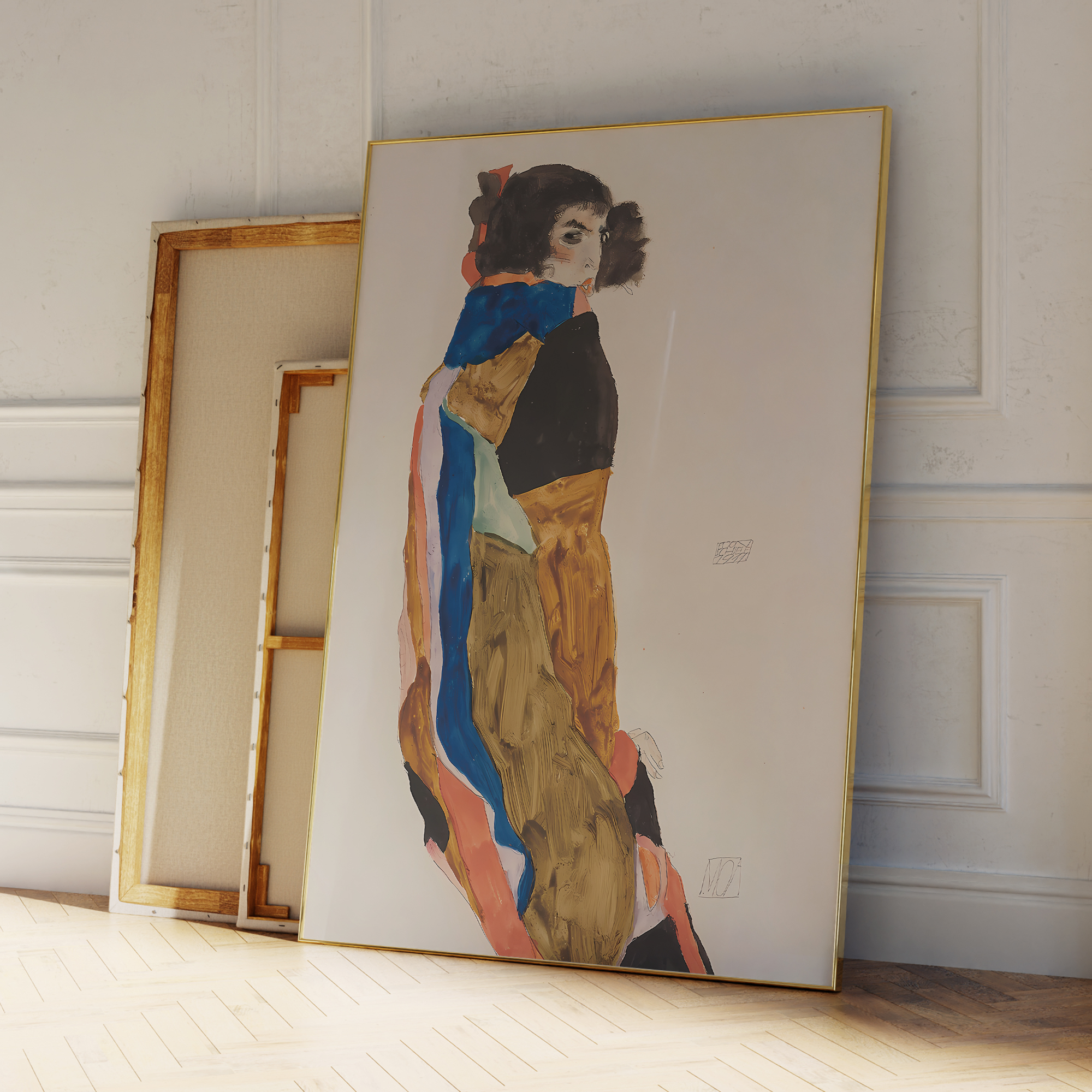 Modern Abstract Egon Schiele M - Home Decor On Wall avis et prix