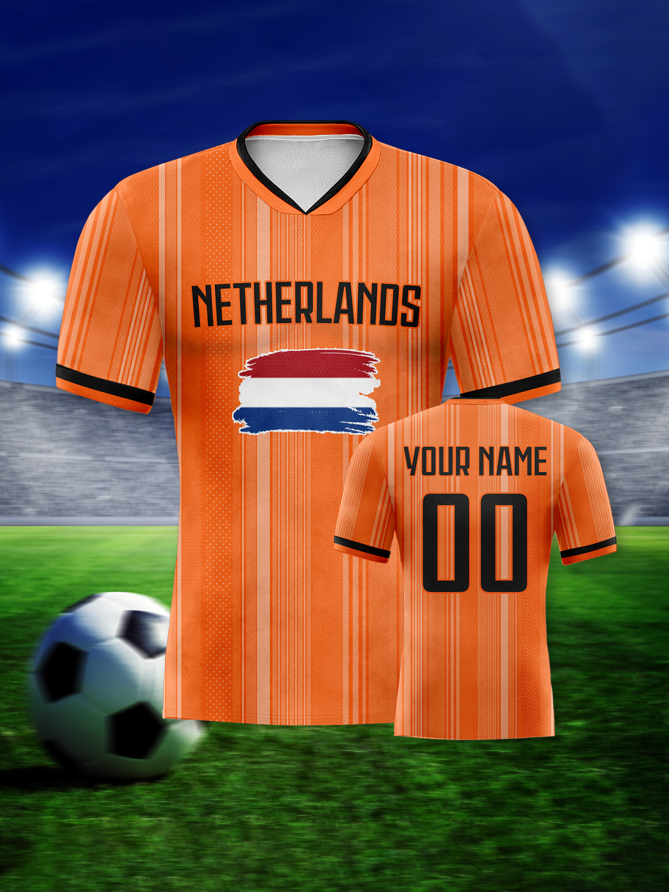 Custom Netherlands Soccer Jers - Home Decor Netherlands avis et prix