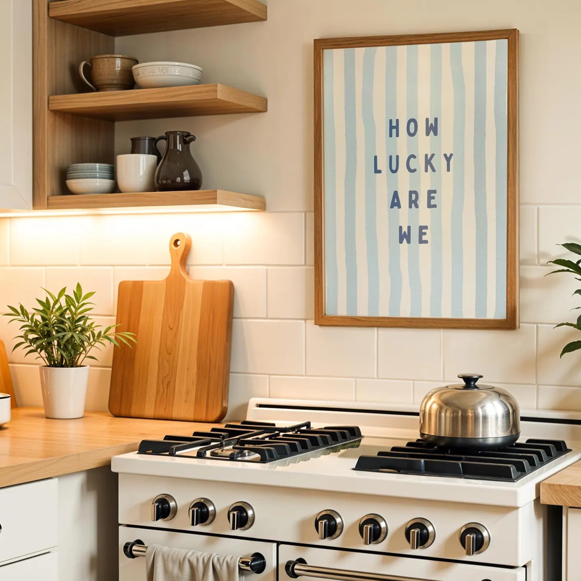 How Lucky Are We Coastal Cowgi - Home Decor On Wall avis et prix
