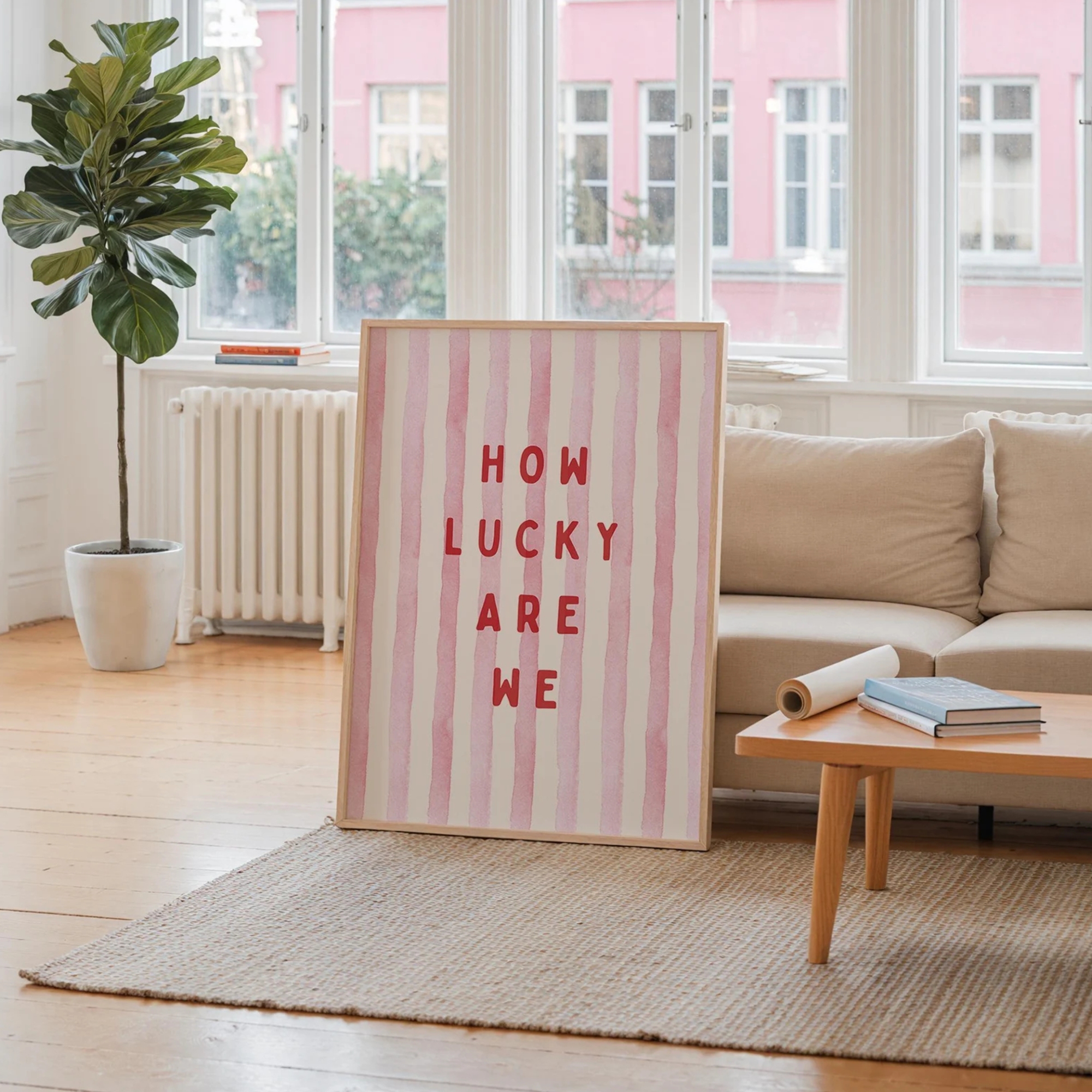 How Lucky Are We Coastal Cowgi - Home Decor On Wall avis et prix