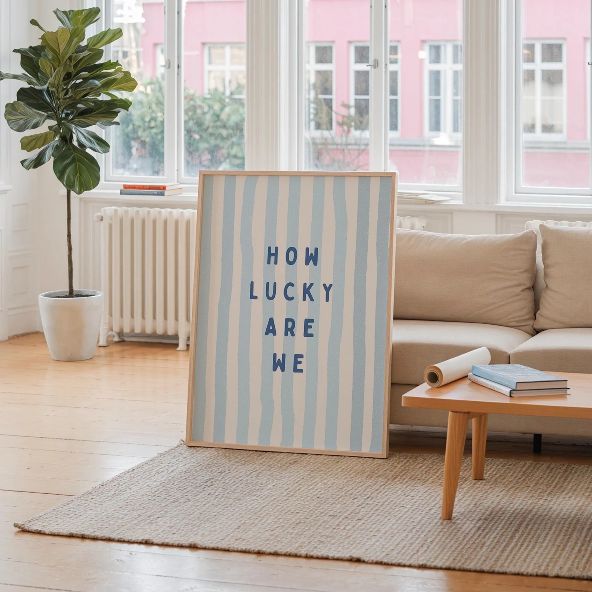 How Lucky Are We Coastal Cowgi - Home Decor On Wall avis et prix