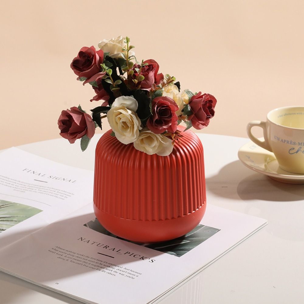 Imitation Ceramic Flower Vase  - Glass Vase Nordic avis et prix