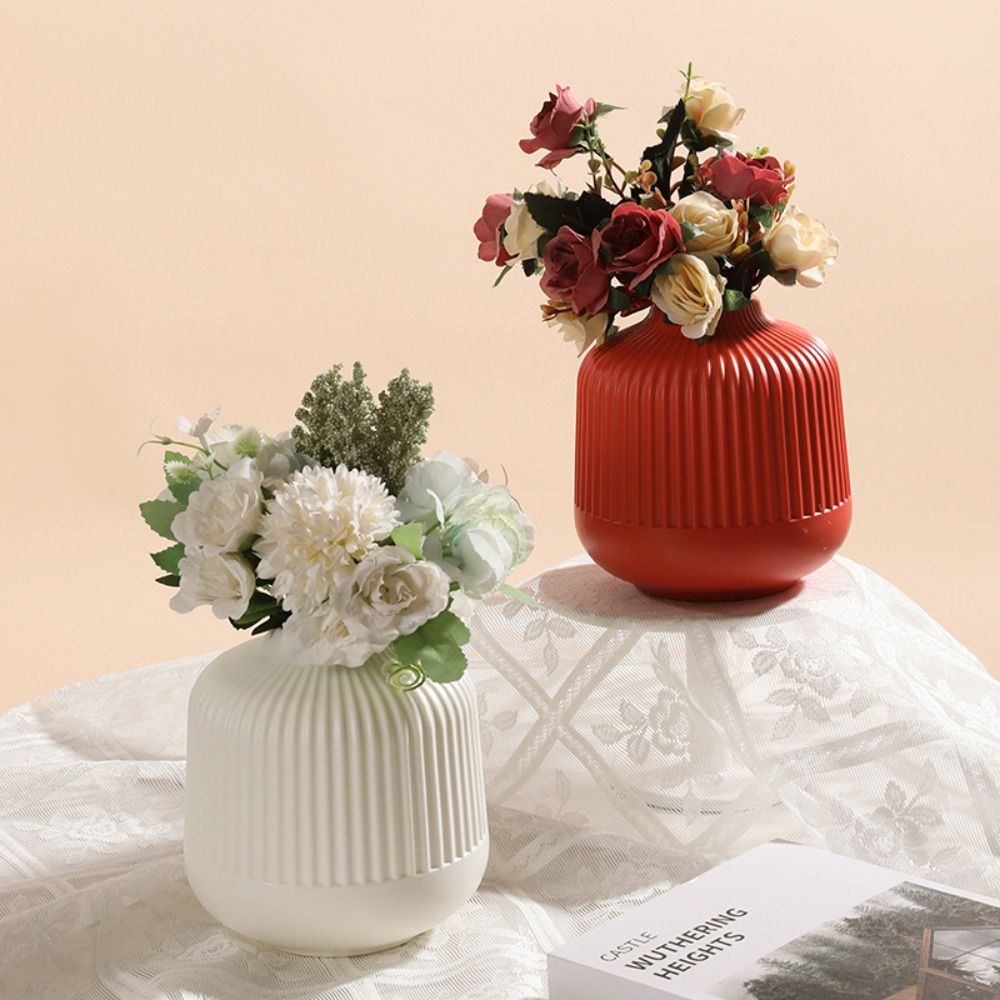 Imitation Ceramic Flower Vase  - Glass Vase Nordic avis et prix
