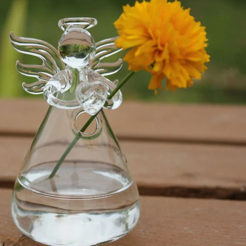 Transparent Angel Hydroponic V - Glass Vase Nordic avis et prix