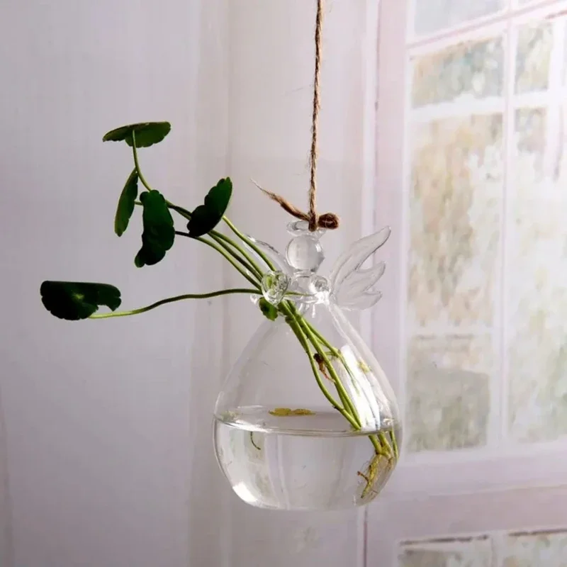 Transparent Angel Hydroponic V - Glass Vase Nordic avis et prix