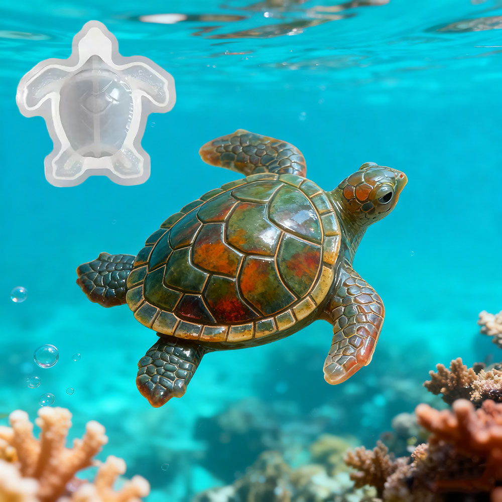 3D Sea Turtle Epoxy Resin Mold - Home Decor Diy Ideas avis et prix