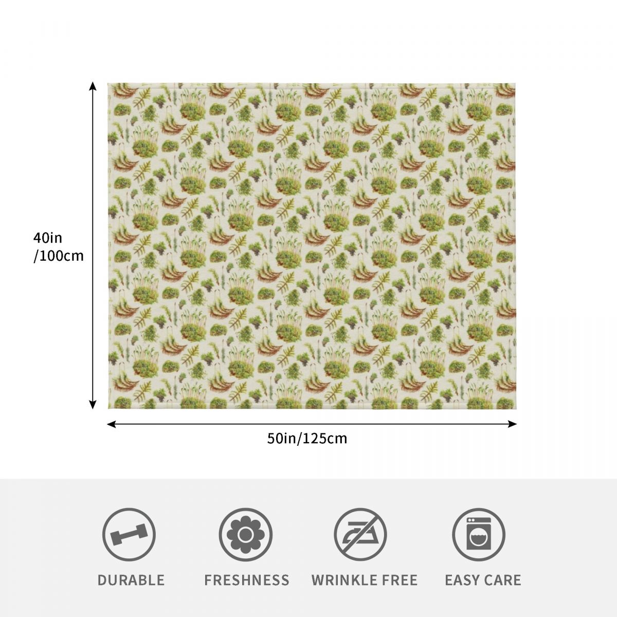 Mosses - Neutral Throw Blanket - Neutral Throw Blanket avis et prix