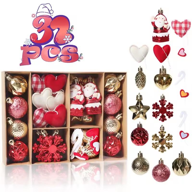 32Pcs Christmas Ball Ornaments - Home Xmas Decor Ideas avis et prix