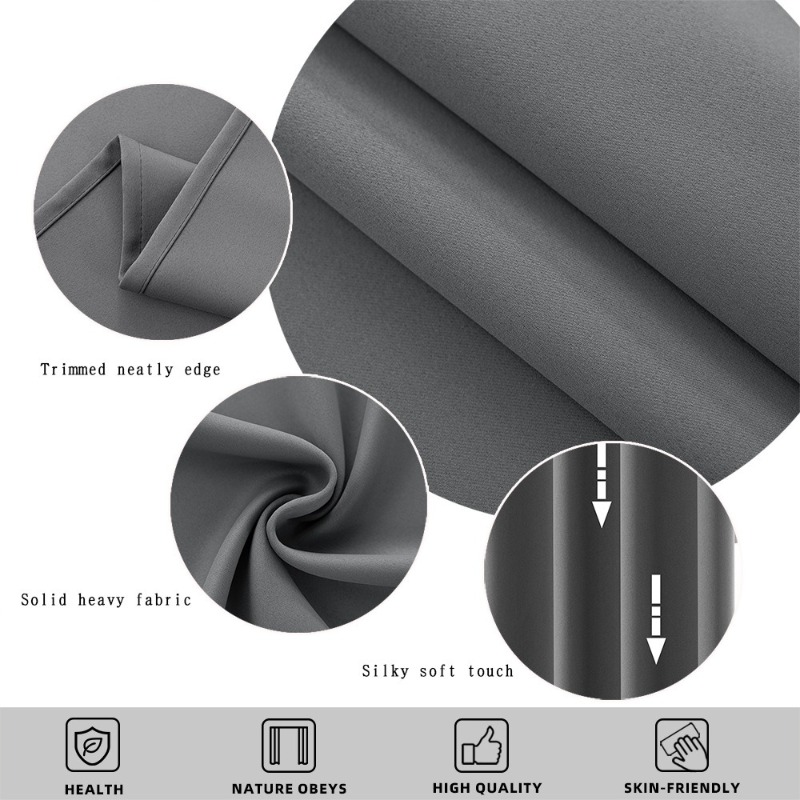One Pane Light-Blocking Solid  - Home Decor Curtains avis et prix