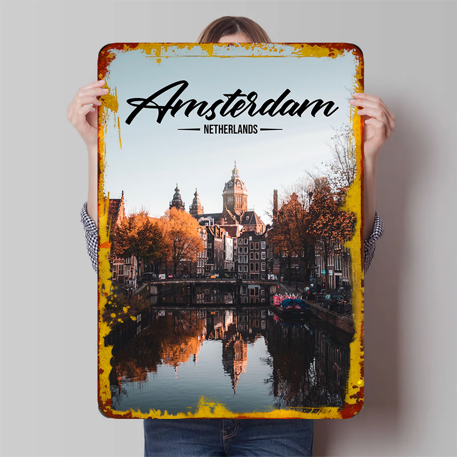 Amsterdam Netherlands Cityscap - Home Decor Netherlands avis et prix