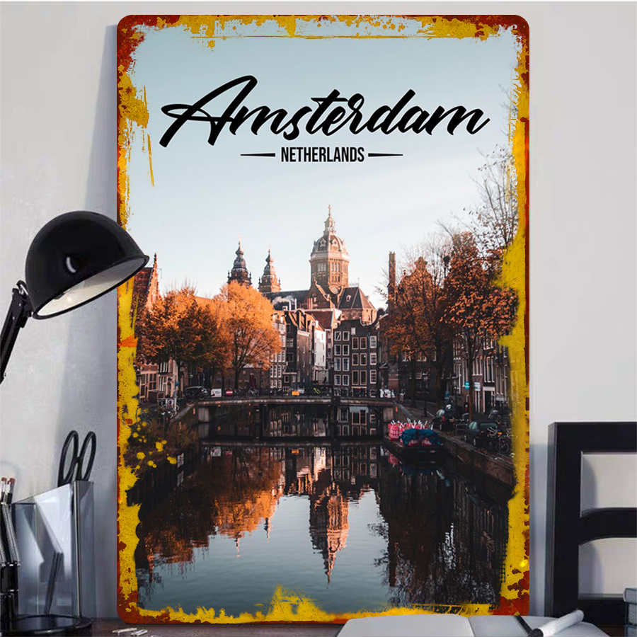 Amsterdam Netherlands Cityscap - Home Decor Netherlands avis et prix