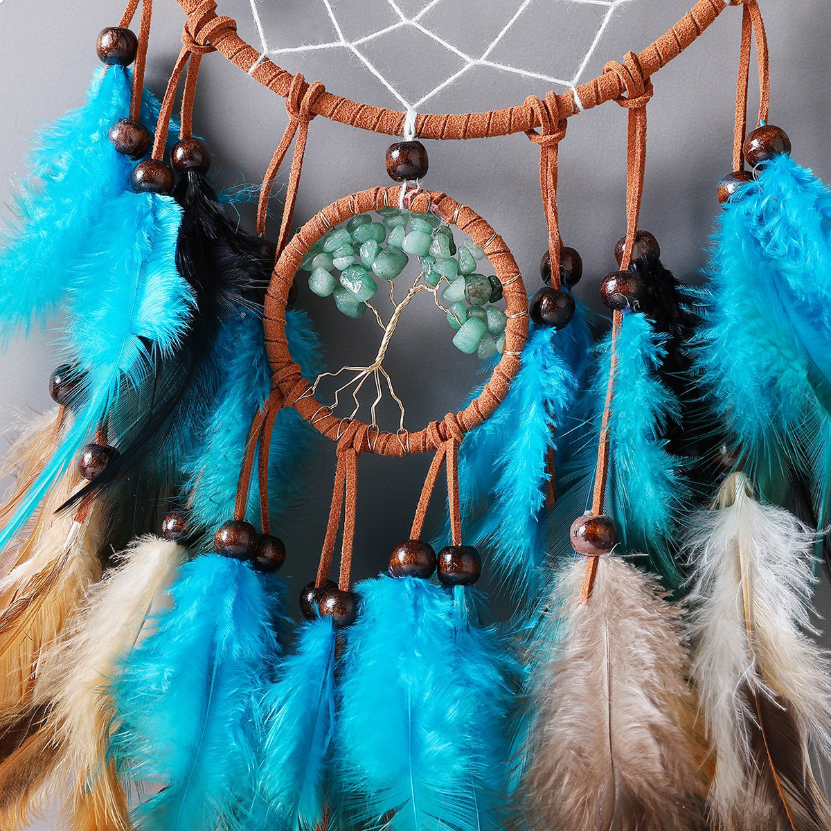 Handmade Feather Dream Catcher - Boho Wind Chimes avis et prix