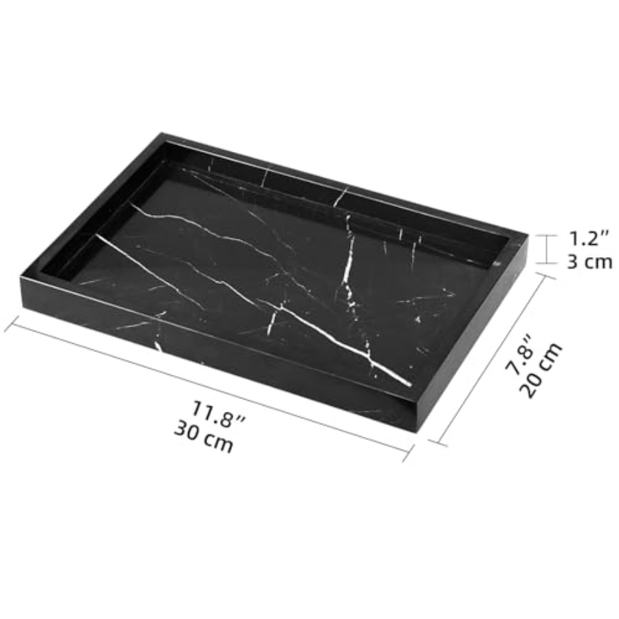 Marble Bathroom Vanity Tray, N - Home Decor In avis et prix