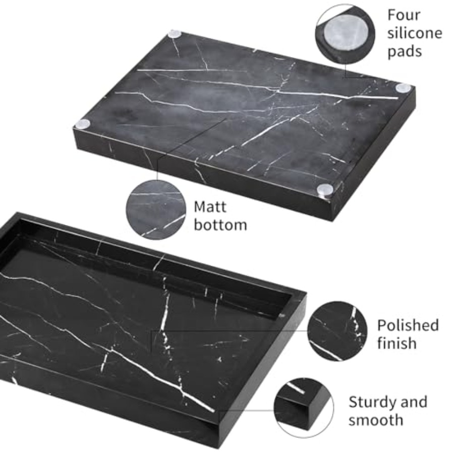 Marble Bathroom Vanity Tray, N - Home Decor In avis et prix