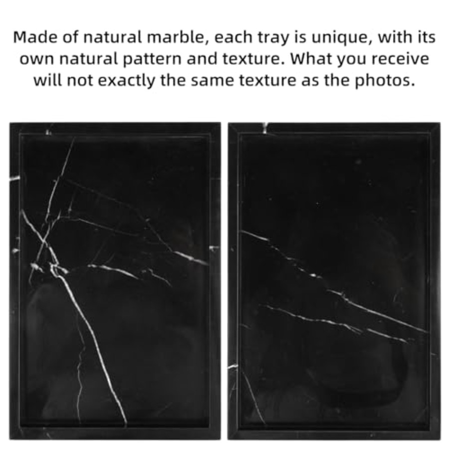 Marble Bathroom Vanity Tray, N - Home Decor In avis et prix