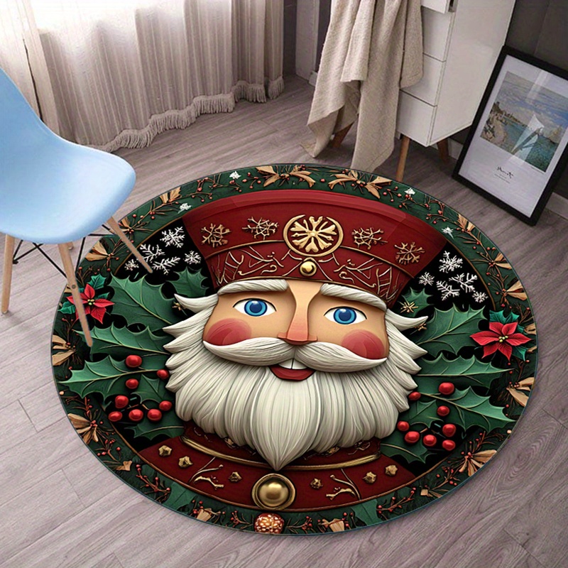 Christmas Santa Claus Face Rou - Home Xmas Decor Ideas avis et prix