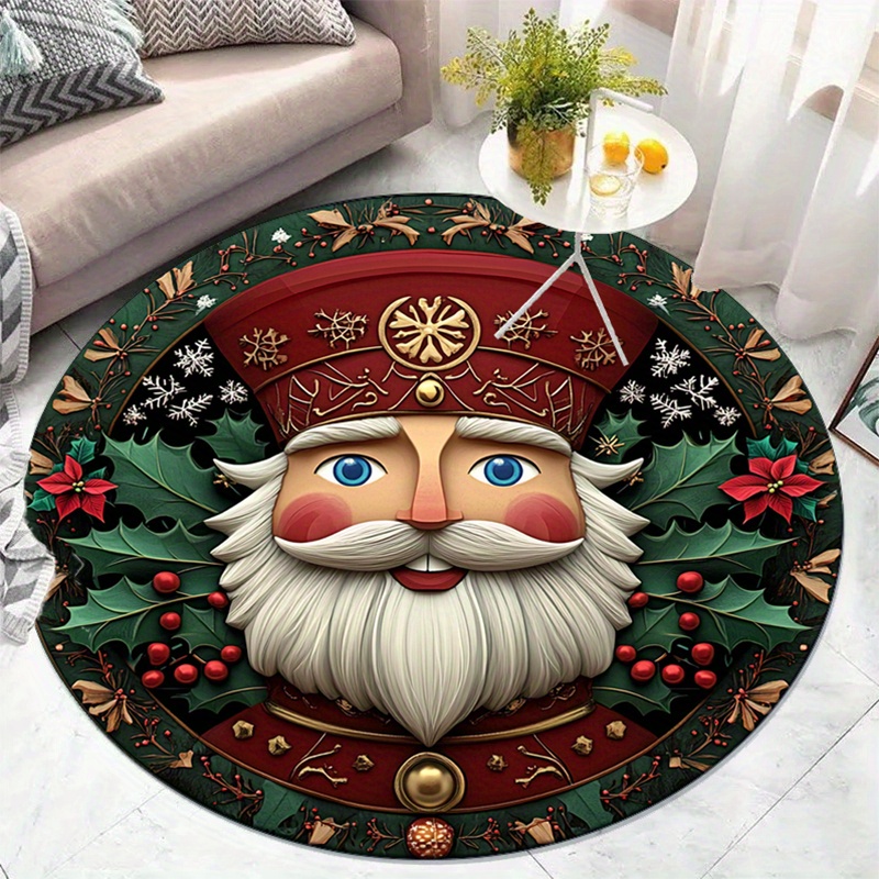 Christmas Santa Claus Face Rou - Home Xmas Decor Ideas avis et prix