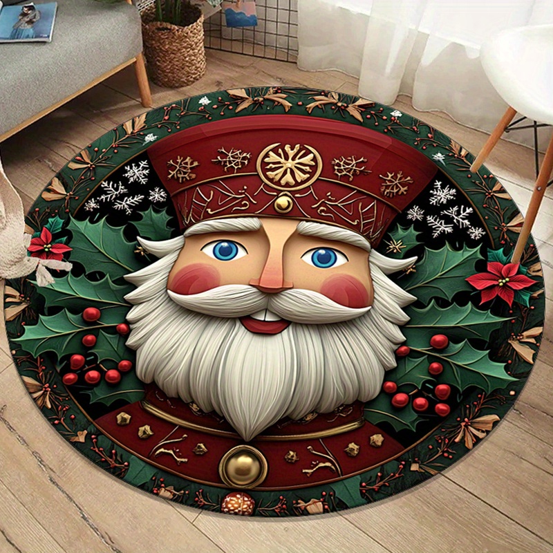 Christmas Santa Claus Face Rou - Home Xmas Decor Ideas avis et prix