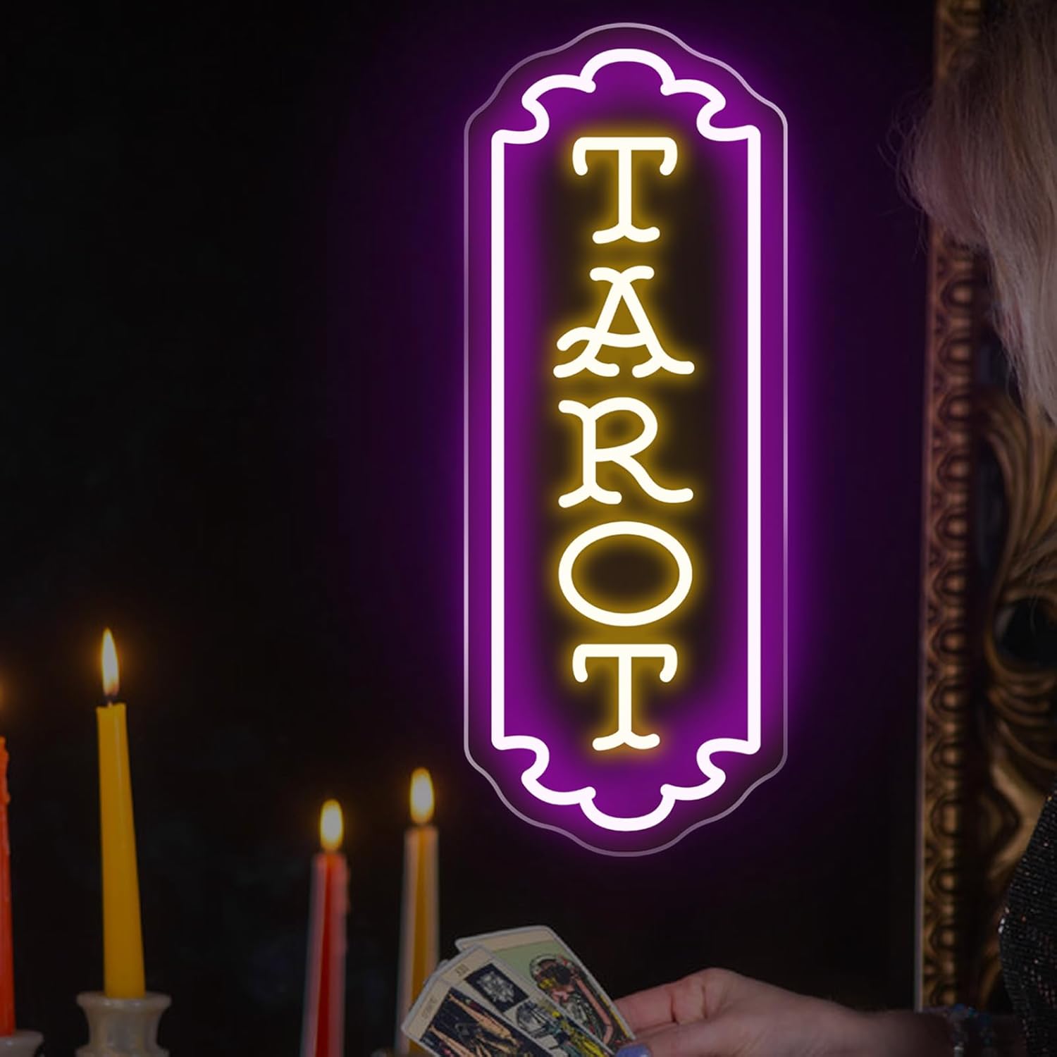 Tarot Neon Sign USB Powered My - Home Decor Light avis et prix