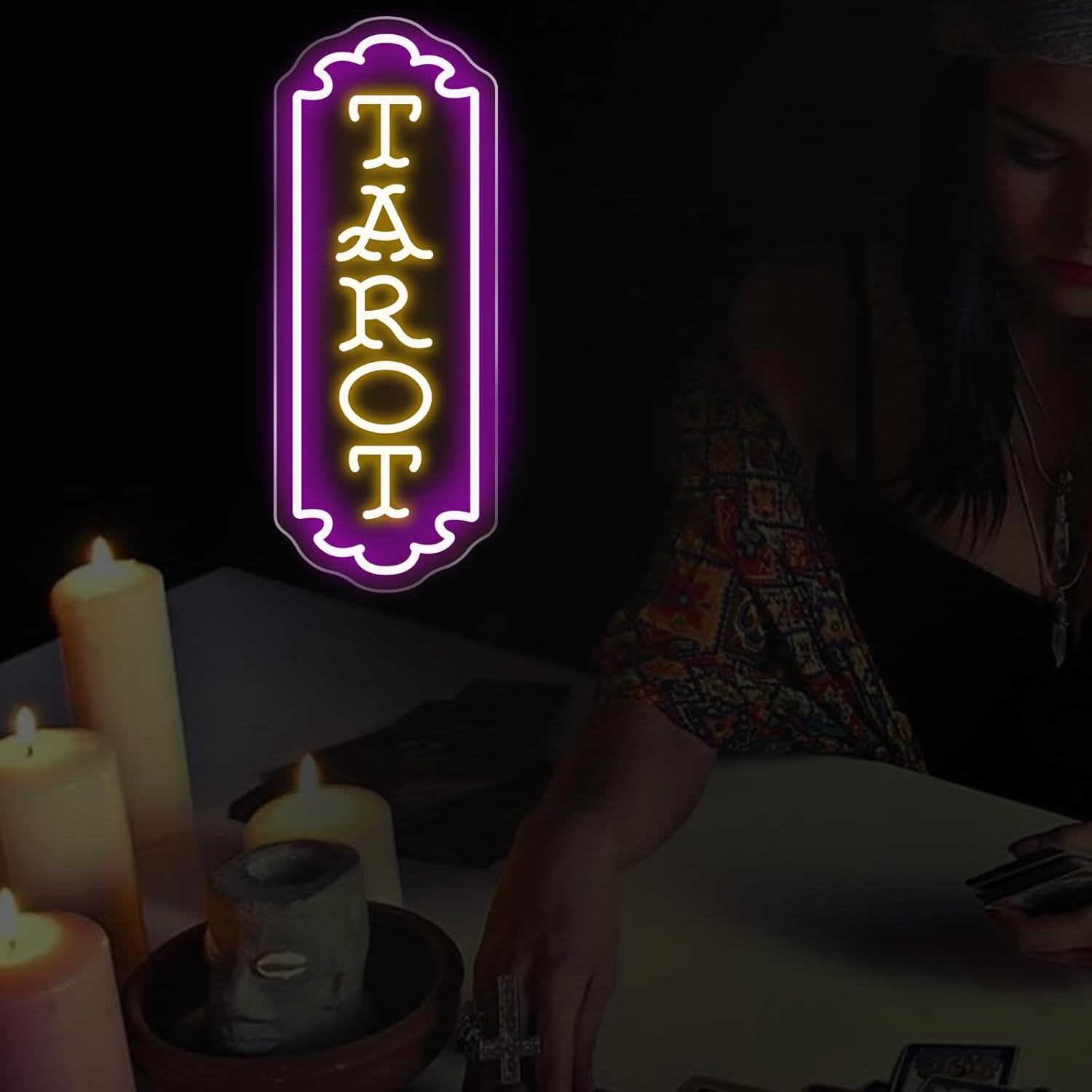 Tarot Neon Sign USB Powered My - Home Decor Light avis et prix
