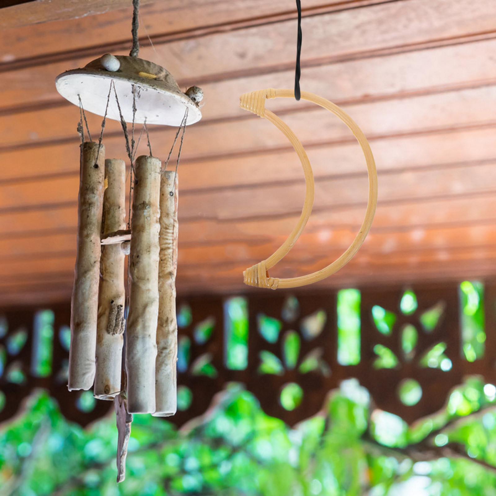 DIY Wind Chime Circle Wooden F - Boho Wind Chimes avis et prix