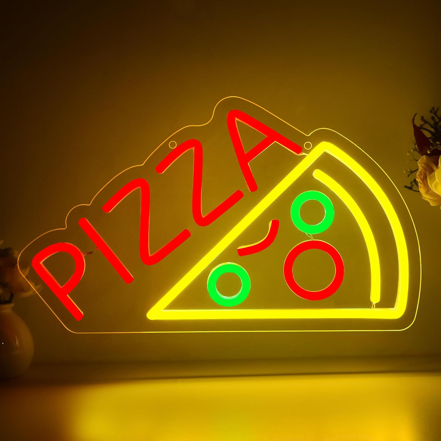 Pizza Neon Sign Business USB L - Home Decor Light avis et prix