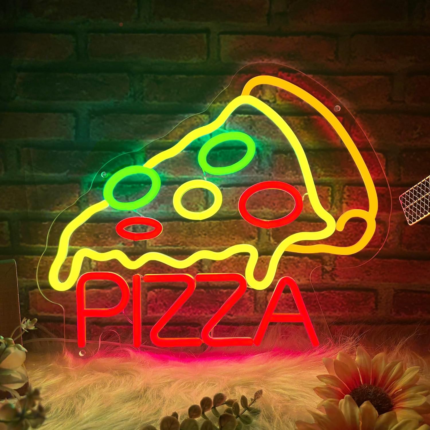 Pizza Neon Sign Business USB L - Home Decor Light avis et prix