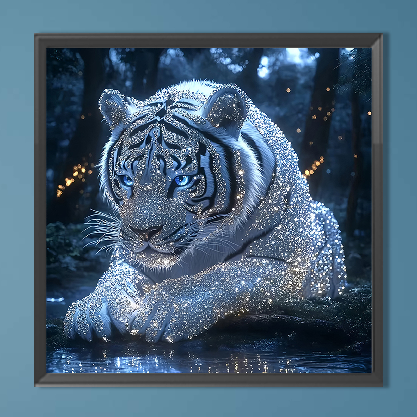 Flash Tiger Full DIY 5D Round  - Home Decor Diy Ideas avis et prix