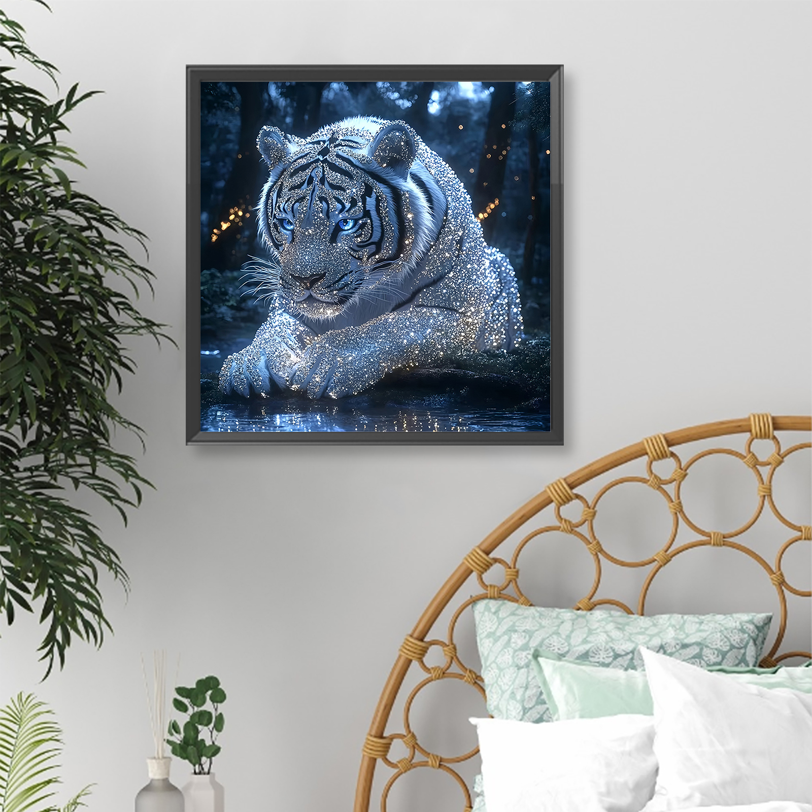 Flash Tiger Full DIY 5D Round  - Home Decor Diy Ideas avis et prix