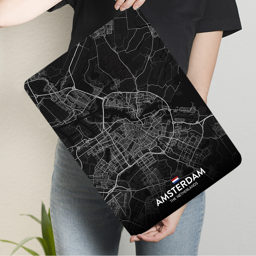 Custom Amsterdam City Map Meta - Home Decor Netherlands avis et prix