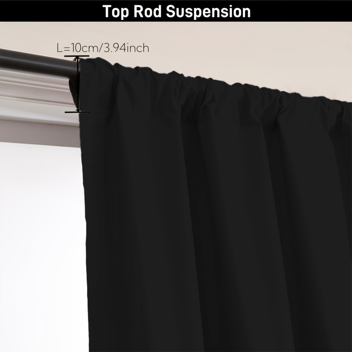 1 Piece of Simple Solid Color  - Home Decor Curtains avis et prix