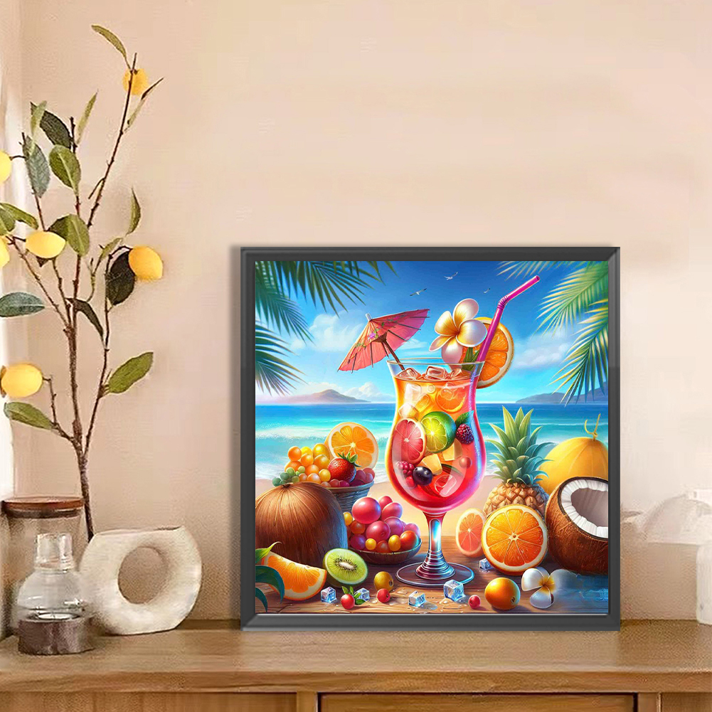 Summer Beach Full DIY 5D Round - Home Decor Diy Ideas avis et prix