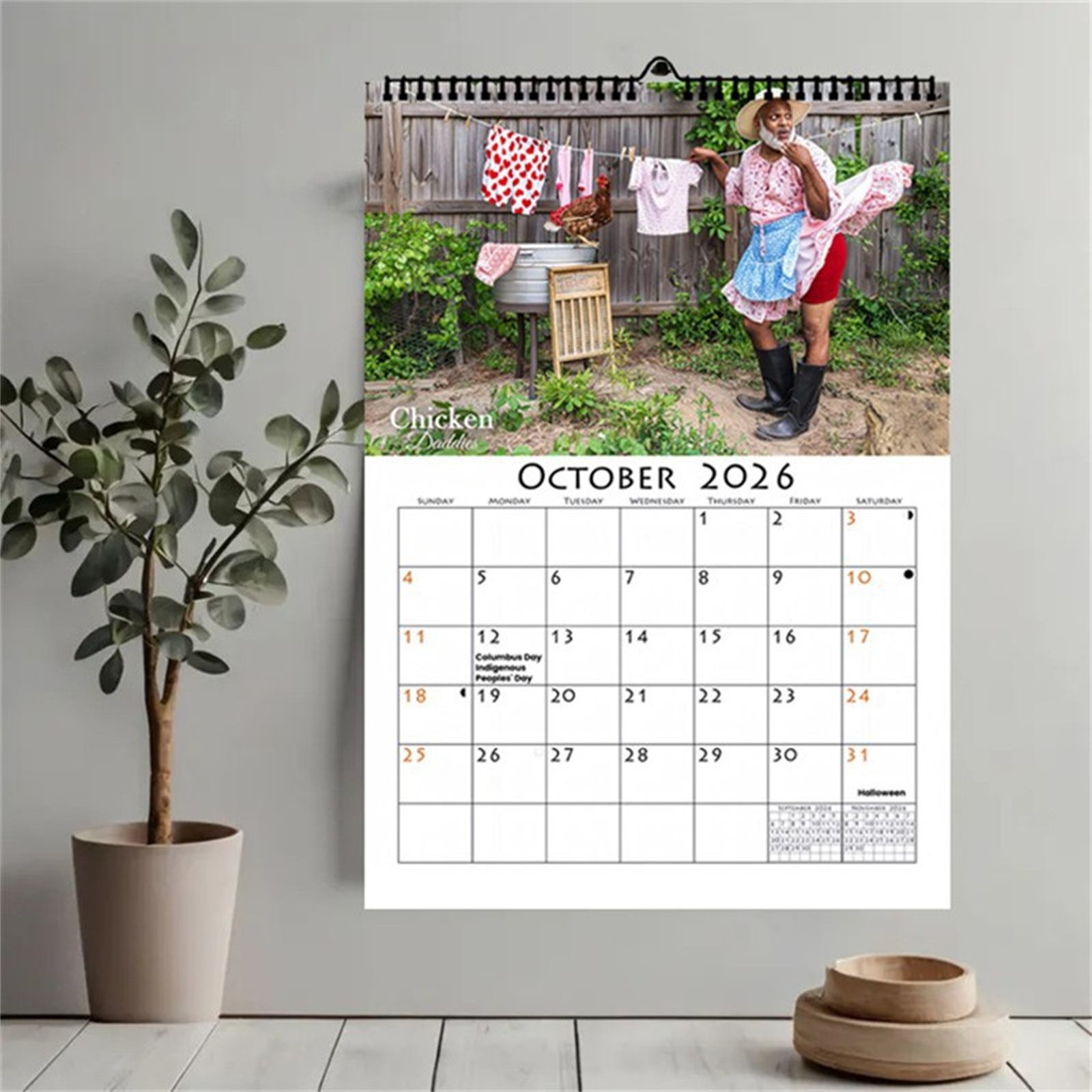 2026 Funny Chicken Daddy Wall  - Home Decor Scrap avis et prix