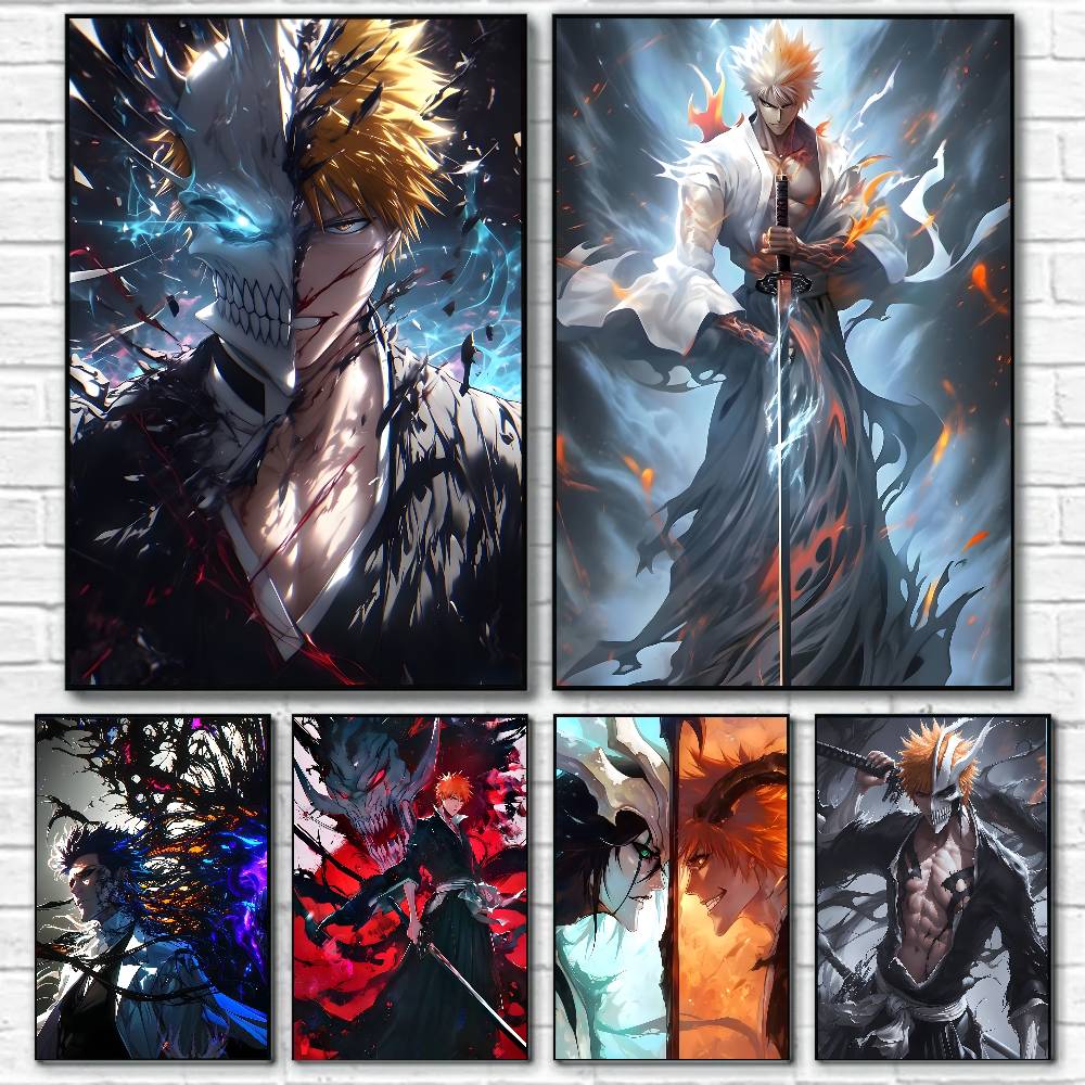 B-Bleach K-Kurosaki I-Ichigo A - Abstract Oil Painting avis et prix