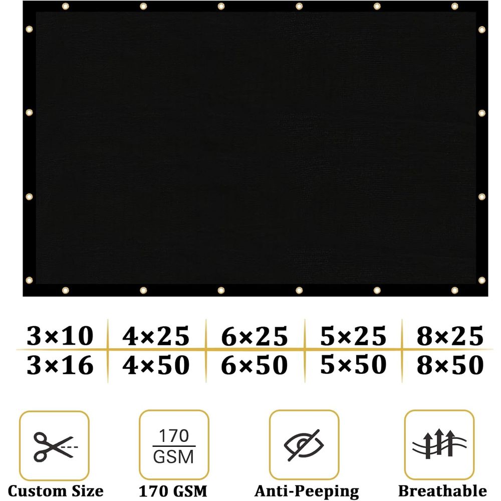 4' X 50' ence Privacy Sn Heavy - Home Decor In avis et prix