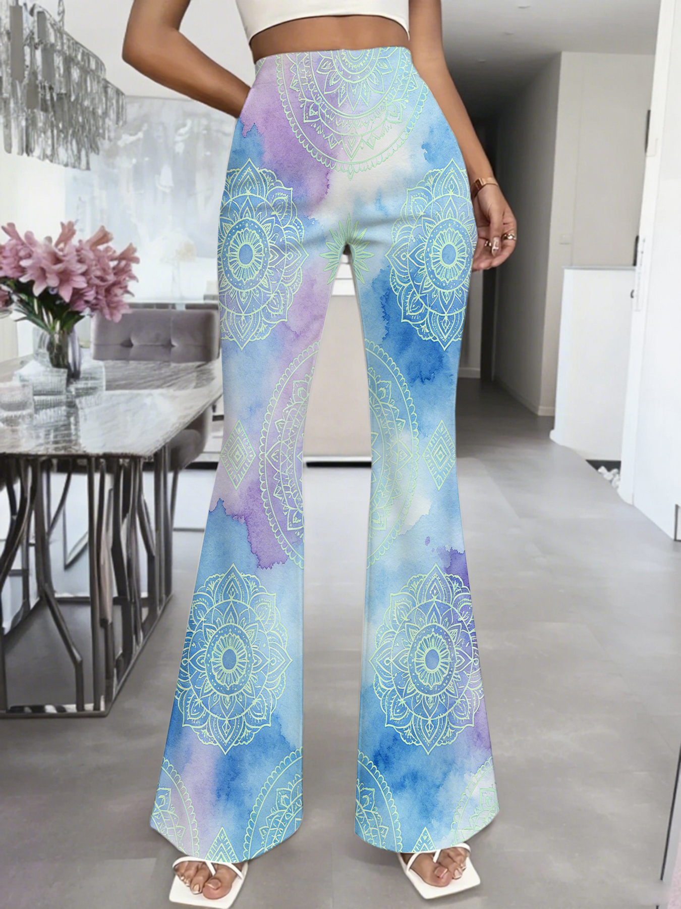 Women's High Waist Mandala Pri - Boho Wind Chimes avis et prix