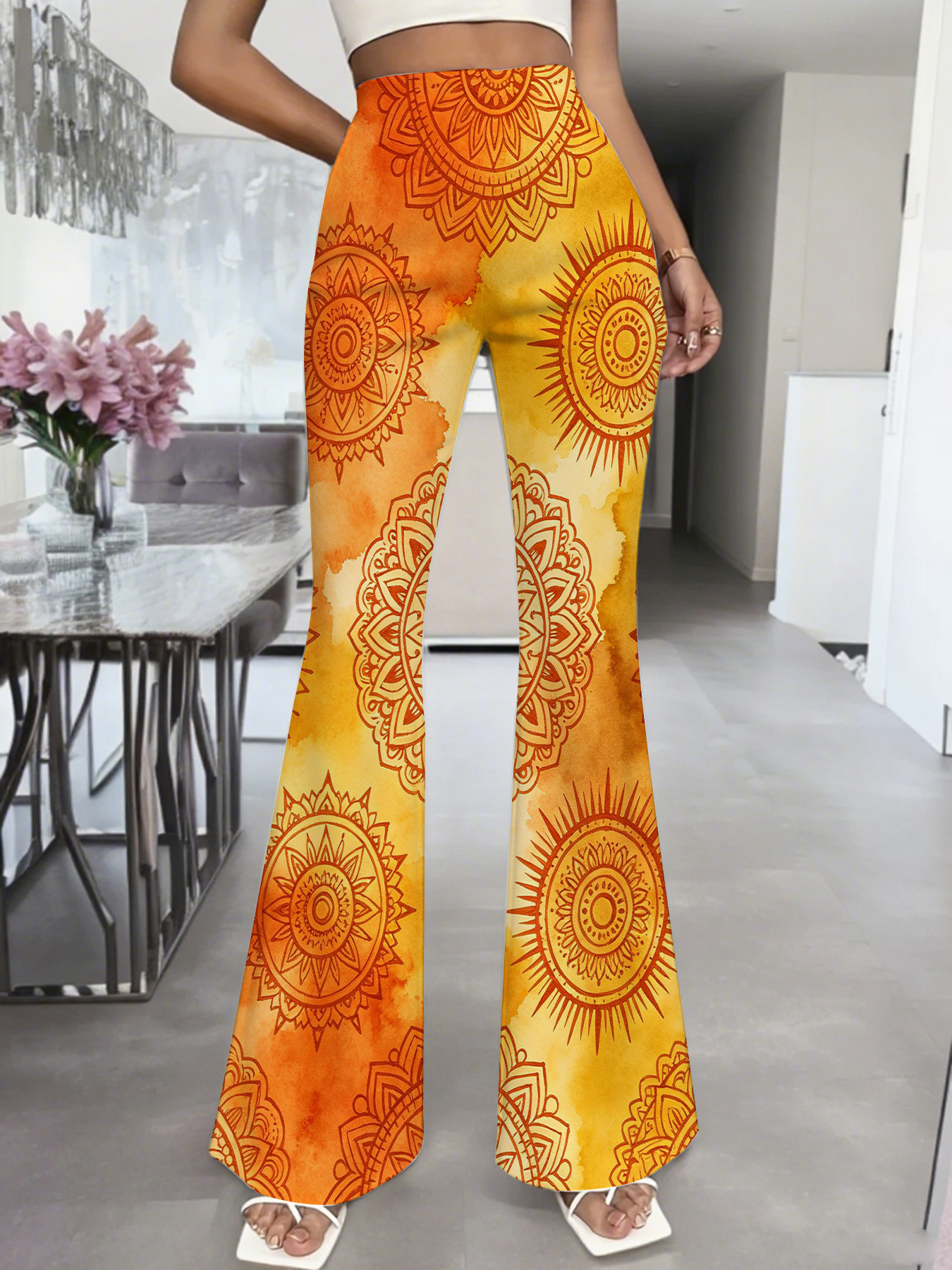 Women's High Waist Mandala Pri - Boho Wind Chimes avis et prix