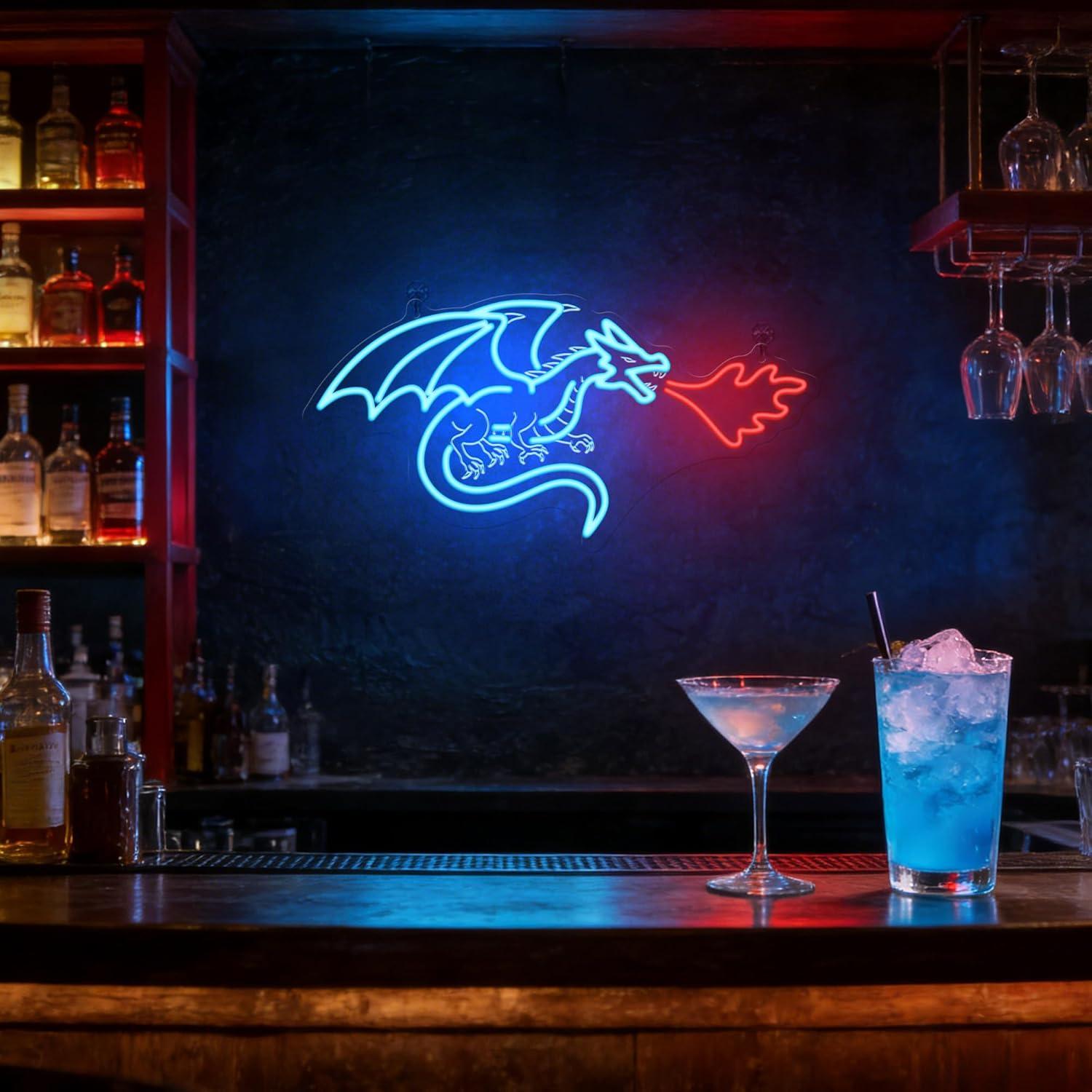 Dragon Neon Sign LED Dimmable  - Home Decor Light avis et prix