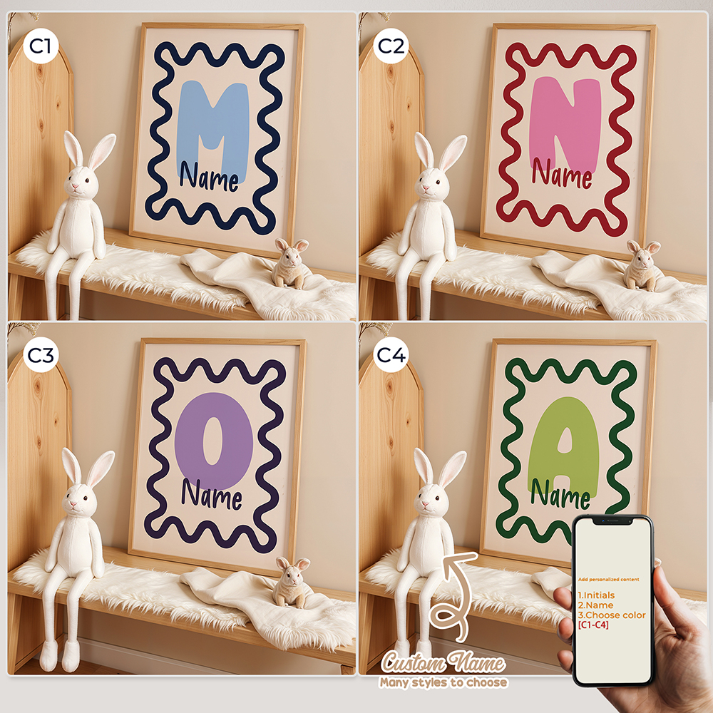 Personalized Custom Name Carto - Home Decor On Wall avis et prix